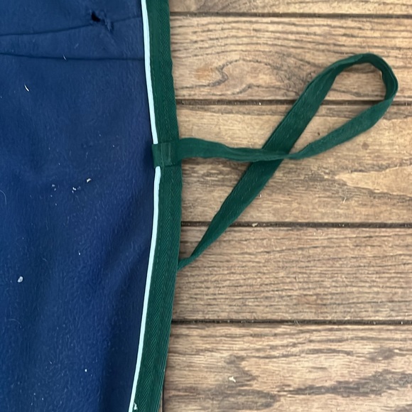 Rider’s horse clothing International- Horse cooler navy blue with green - Picture 10 of 10